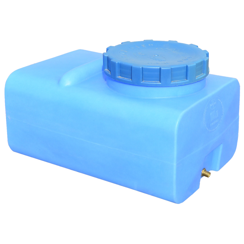 Бак 100 л квадратний ГК ПБ блакитний Пласт Бак